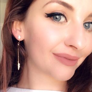 Nadri- vermeil & Swarovski convertible earrings